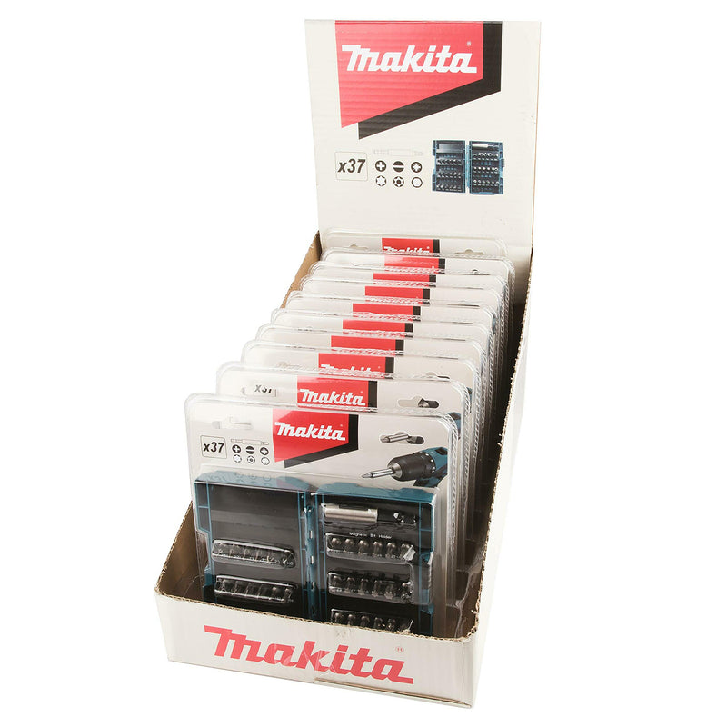 Bộ 10 hộp mũi vít tổng hợp 37 chi tiết Makita B-28606-10 đuôi lục giác 6.35mm (1/4 inch)
