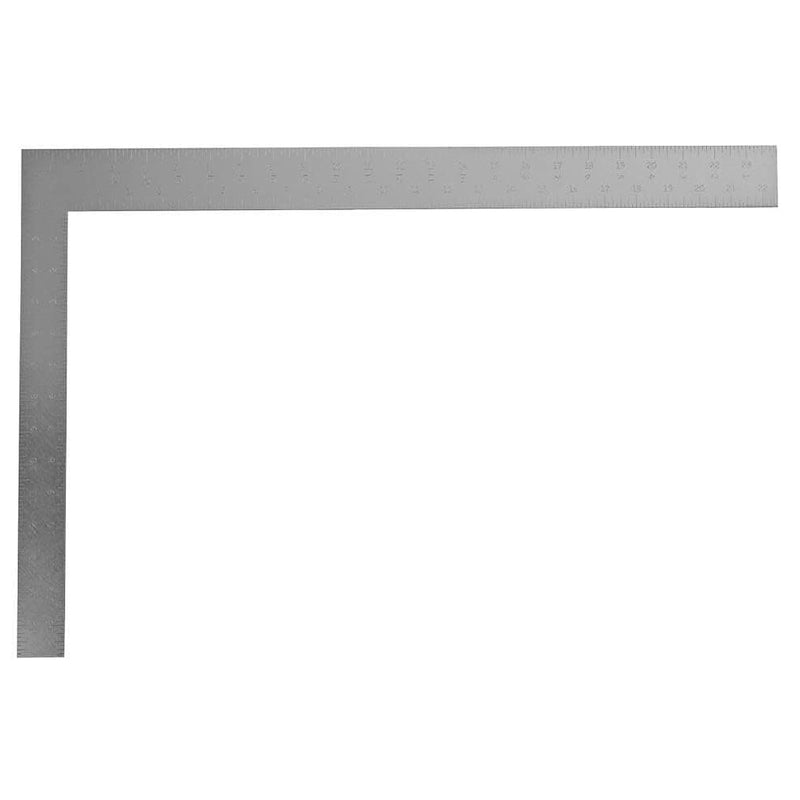 Thước ê ke thợ mộc Stanley Steel Carpenter's Square 45-500 kích thước 600mm x 400mm bằng thép tôi cứng vạch chia dập nổi