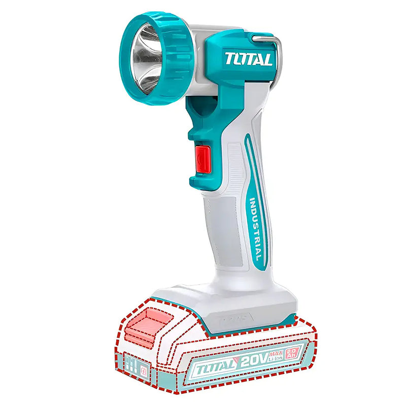 Đèn LED Total TWLI2058 dùng Pin 20V, độ sáng 450lm (Chỉ thân đèn)