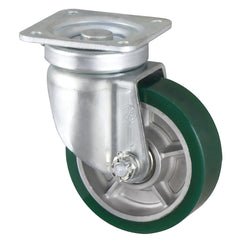 Ø150mm / Bánh nhựa PU (Urethane wheel) / Niềng nhôm, bạc đạn (Aluminium rim / Bearing)