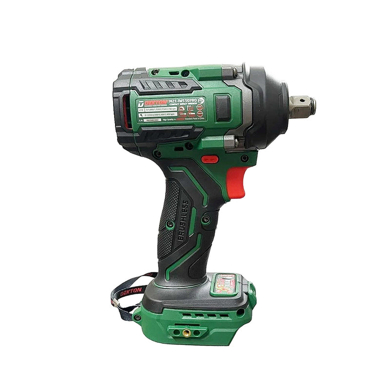 Máy siết bu lông Dekton M21-IW550PRO dùng pin 21V, mô-men xoắn 550Nm, cốt 1/2 inch