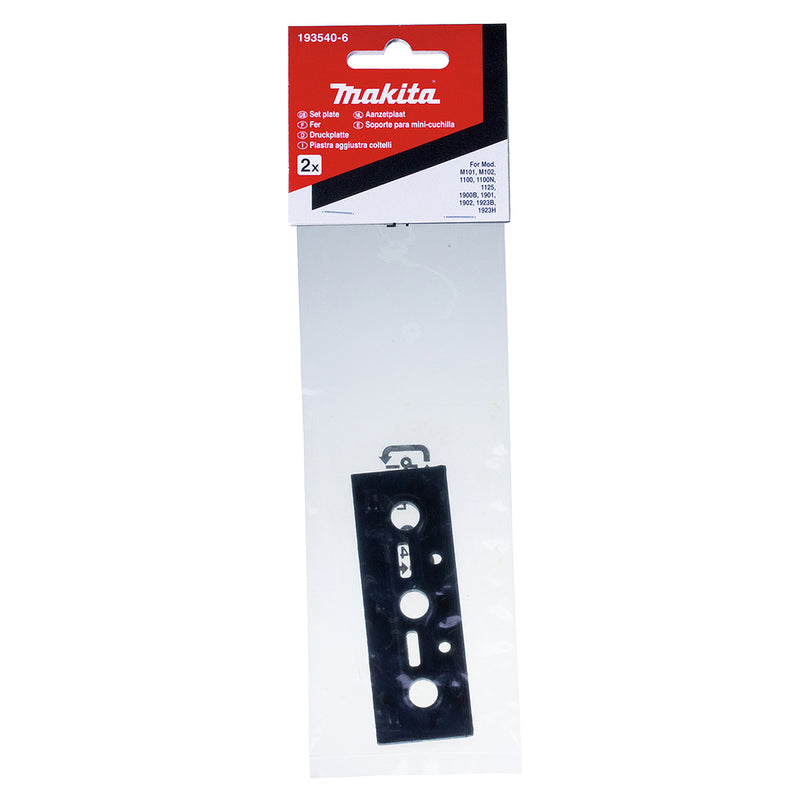 Túi 2 tấm thép cố định lưỡi bào Makita 193540-6