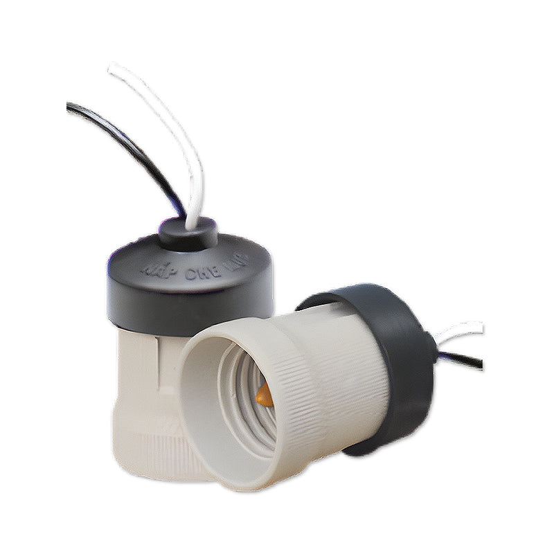 Đuôi đèn sứ SOPOKA V3/2, chịu tải 200W, có dây, chống nước, bền bỉ cho chiếu sáng ngoài trời, trang trại