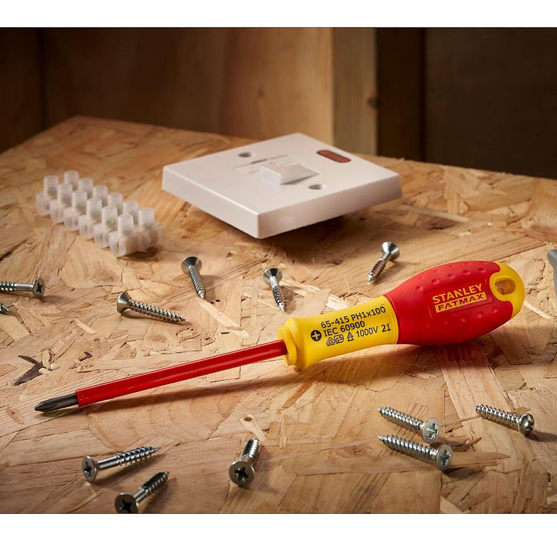 Tua vít bake cách điện 1000V FATMAX Stanley kích thước từ PH0 - PH1