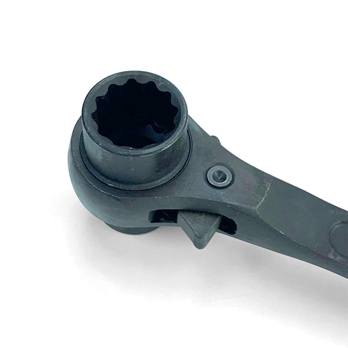 Tuýp đuôi chuột công nghiệp, thép CrV, mạ đen TOLSEN