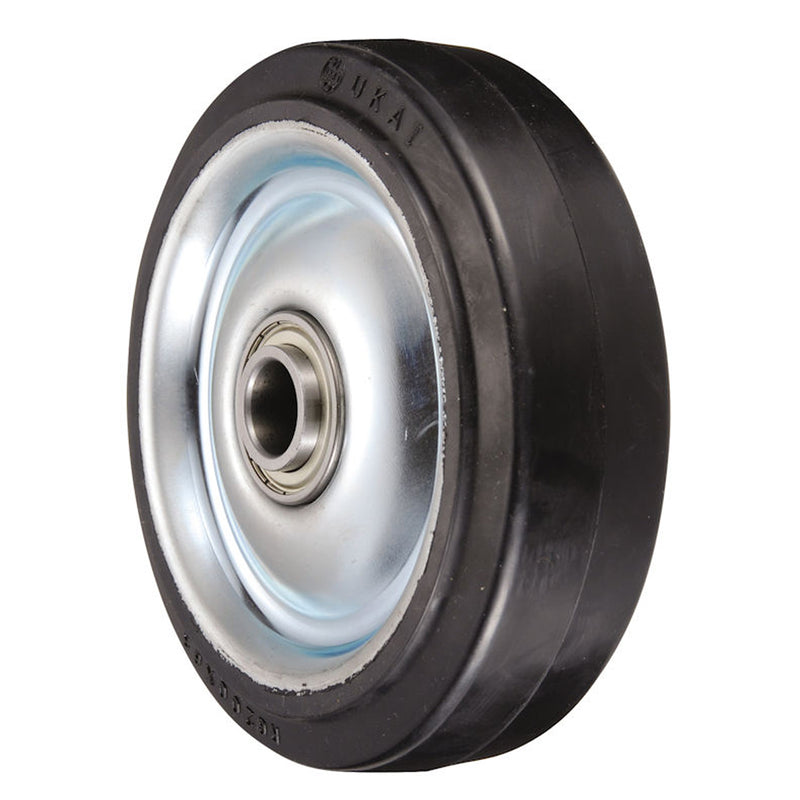 Bánh xe rời, tải nặng Ukai RG-Type niềng thép và nhôm, bánh cao su, đường kính từ 100mm - 200mm