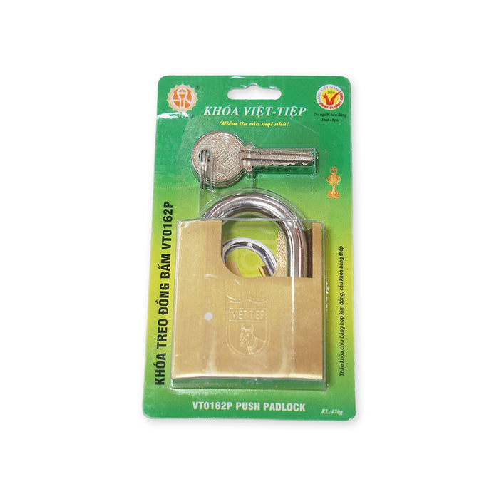 Ổ khóa treo đồng càng lật Việt tiệp