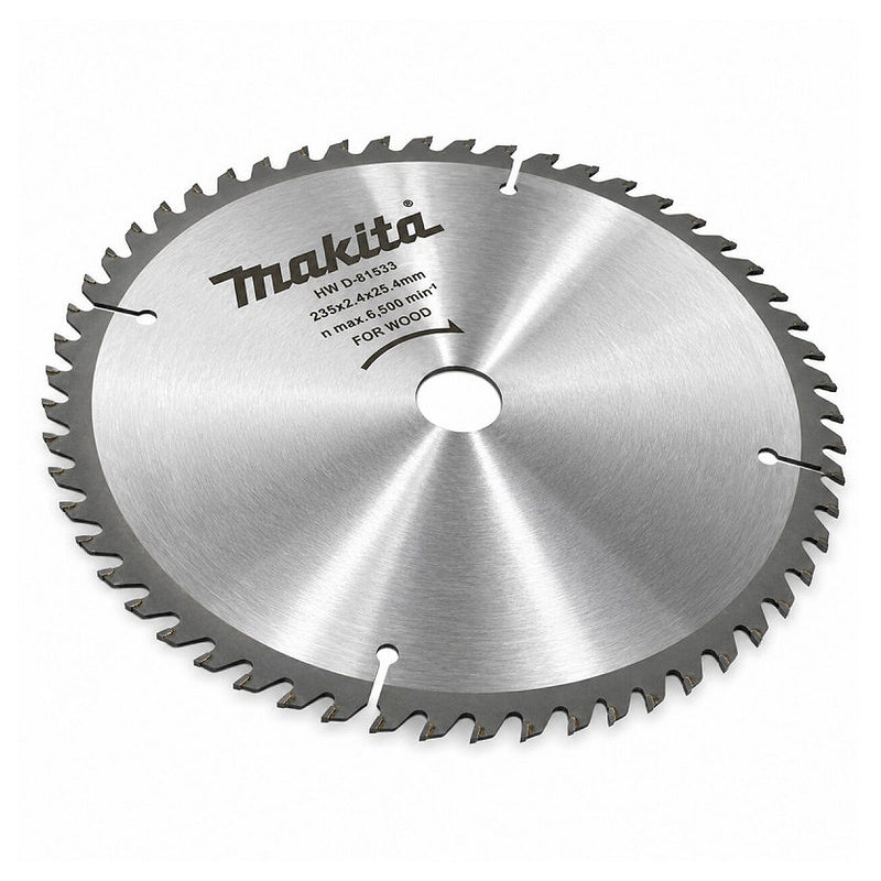 Lưỡi cưa gỗ TCT Makita dòng sản phẩm kinh tế, đường kính 235mm, số răng từ 20-40 kiểu ATB, lỗ cốt 25.4mm (Cấp 1 sao)