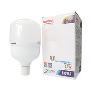Bóng đèn LED Sopoka T30W-T 30W trắng, thiết kế trơn hiện đại, hoạt động ổn định 85-265V, chống nước, đuôi E27