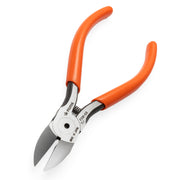 Kìm cắt mini cao cấp Fujiya FCN-05 125mm lưỡi cong mài gương, góc 22 độ, thép hợp kim, cán nhựa cam có lò xo trợ lực.