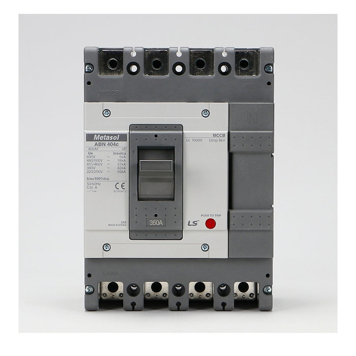 Cầu dao tự động MCCB 4P LS, tải danh định từ 15A ~ 1600A, dòng cắt từ 18kA ~ 75kA