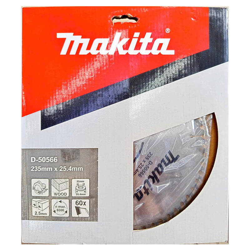 Lưỡi cưa gỗ TCT Makita dòng sản phẩm kinh tế, đường kính 235mm, số răng từ 20-40 kiểu ATB, lỗ cốt 25.4mm (Cấp 1 sao)