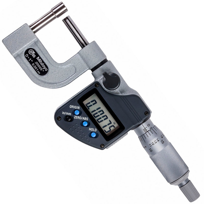Panme điện tử Mitutoyo Series 395 - Tube Micrometers, Đo độ thành ống và bề mặt cong. Tiếp điểm đo hình trụ
