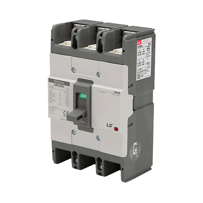 Cầu dao tự động MCCB 3P LS, tải danh định từ 5A ~ 1600A, dòng cắt từ 14kA - 75kA