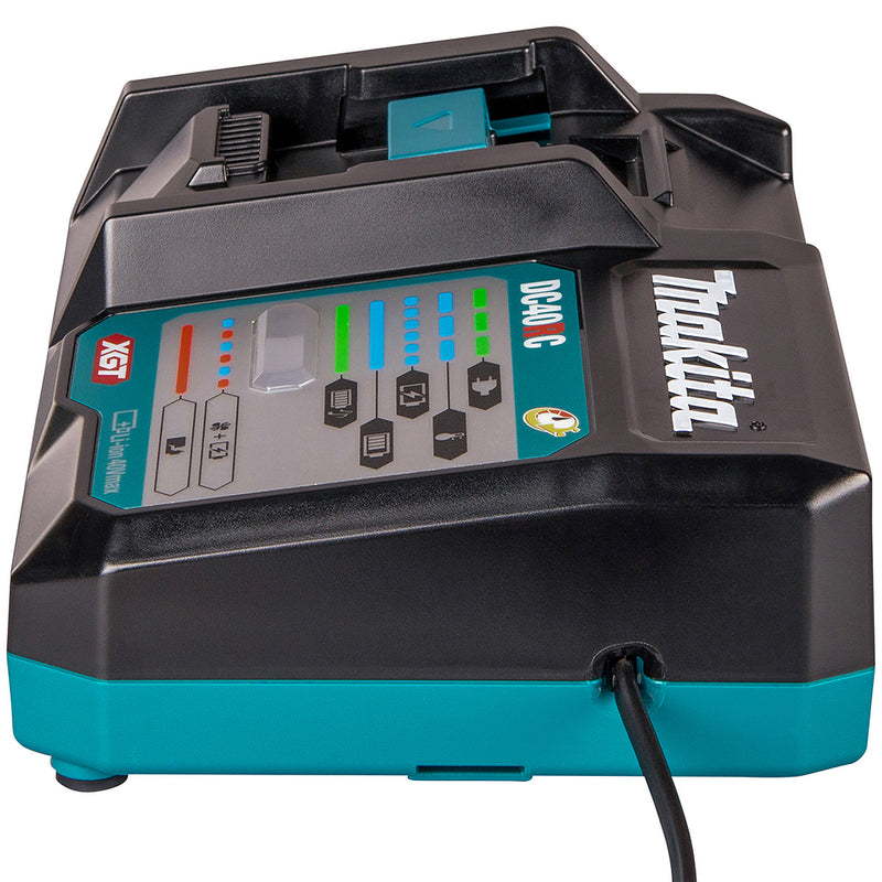 Đế sạc tiêu chuẩn Makita DC40RC dùng cho Pin 40VMax XGT mã số 191M90-3 (hộp đựng bằng giấy)