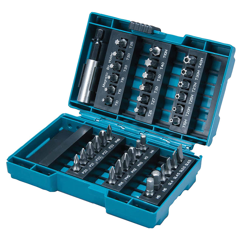 Bộ 10 hộp mũi vít tổng hợp 37 chi tiết Makita B-28606-10 đuôi lục giác 6.35mm (1/4 inch)