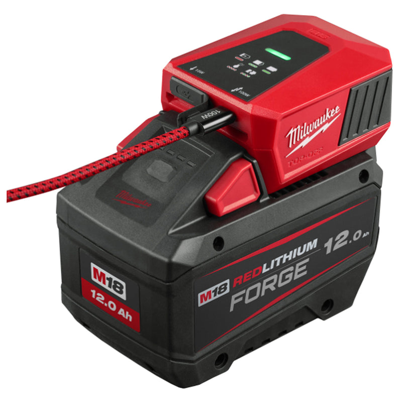 Đế sạc mini USB-C Milwaukee M18 TC-0 dùng cho Pin 18V, công suất 100W