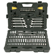 Bộ dụng cụ cơ khí đa năng 145 chi tiết Stanley STMT71653 gồm tuýp, cờ lê, lục giác đựng trong vali nhựa