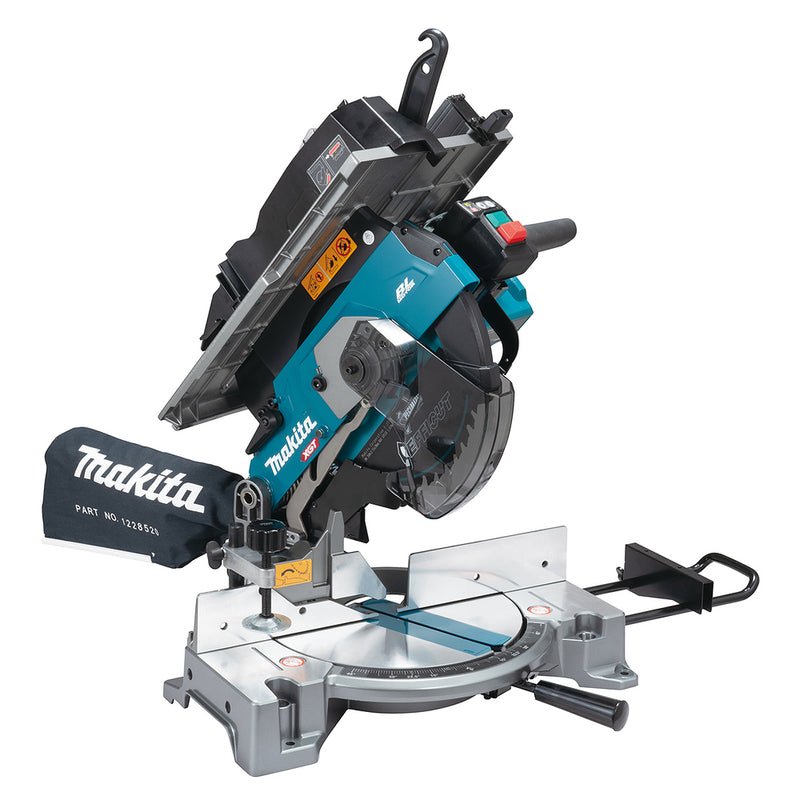 Máy cưa bàn đa góc Makita LH001G dùng Pin 40Vmax XGT, đường kính lưỡi 255mm - 260mm