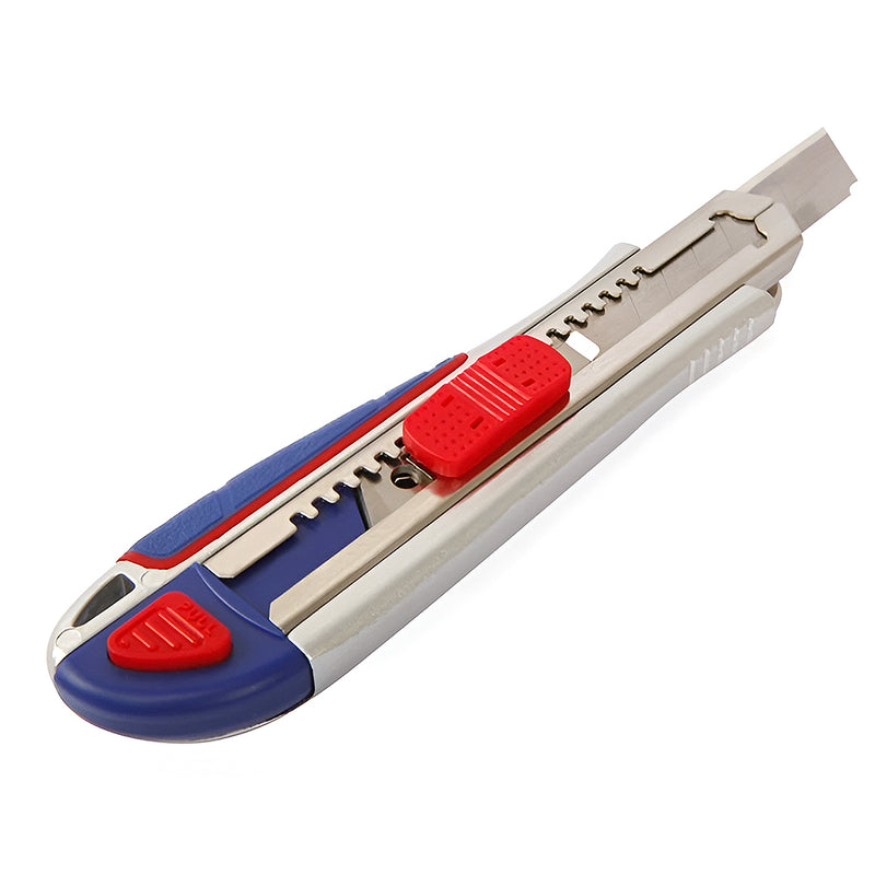 Dao rọc giấy thân bằng thép không gỉ chiều rộng lưỡi dao 18mm Workpro WP212017