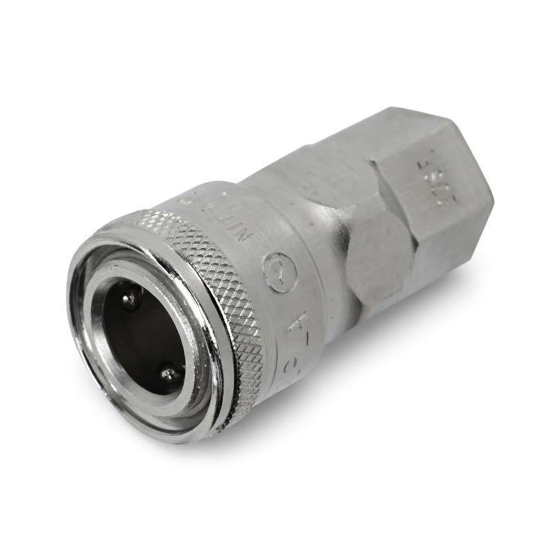 Đầu nối nhanh Hi Cupla Standard SF-Type (Socket) kiểu kết nối ren trong, gioăng tiêu chuẩn NBR (Nitrile Rubber)
