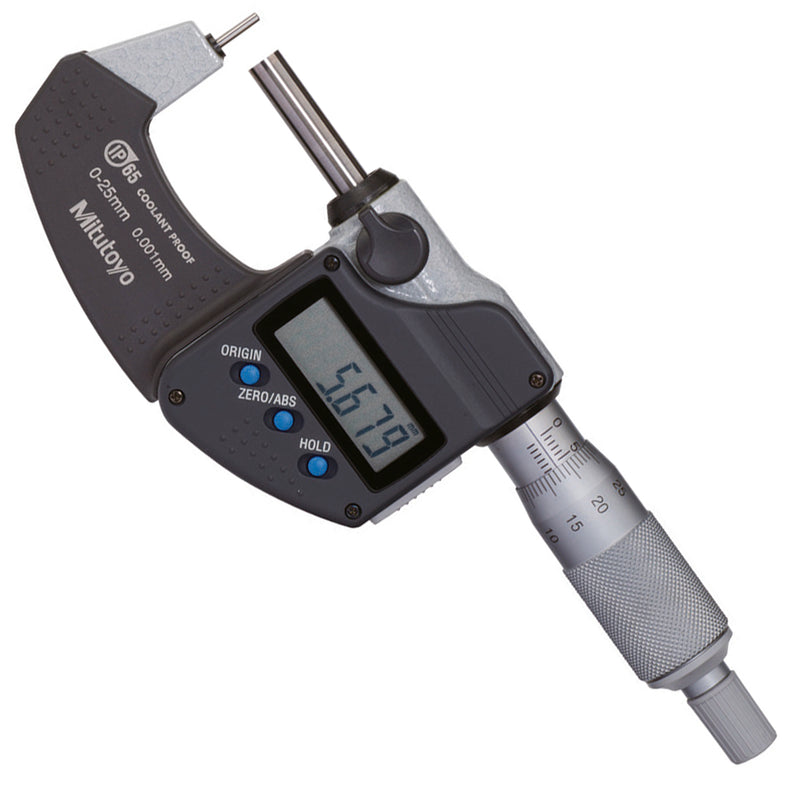 Panme điện tử Mitutoyo Series 395 - Tube Micrometers, Đo độ thành ống và bề mặt cong. Tiếp điểm đo hình trụ