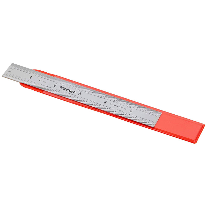 Thước lá thép Mitutoyo (Wide Rigid Steel Rules) - SERIES 182 - Bản rộng cứng, hệ Inch/Metric