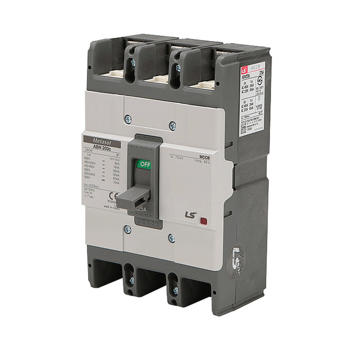 Cầu dao tự động MCCB 3P LS, tải danh định từ 5A ~ 1600A, dòng cắt từ 14kA - 75kA