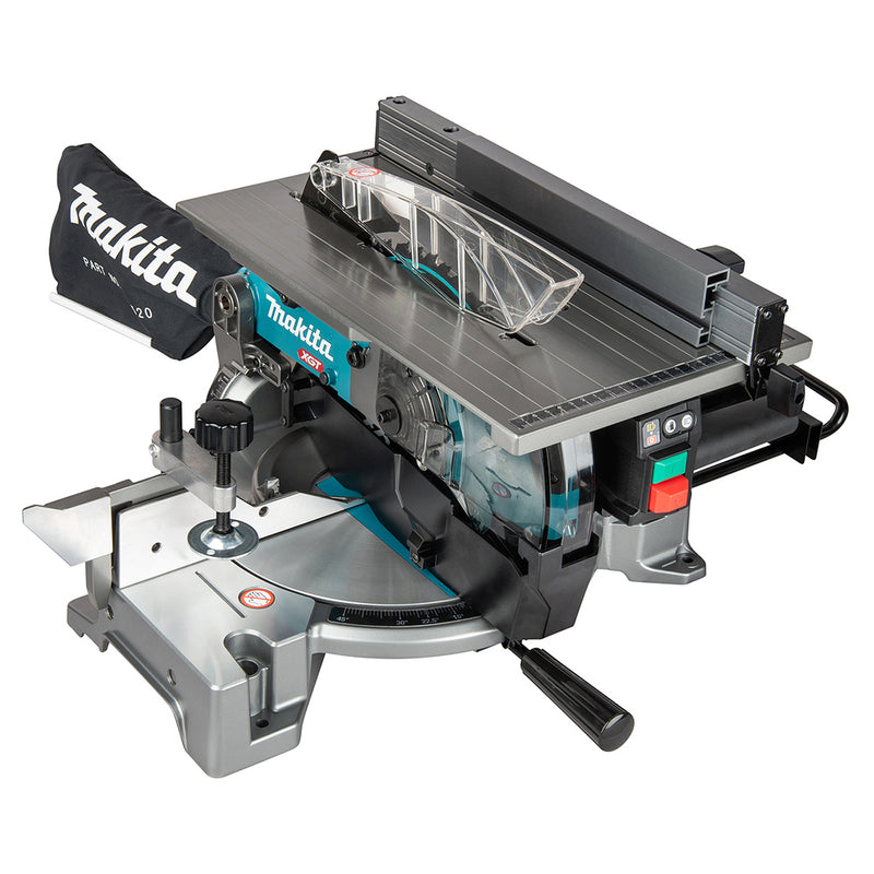 Máy cưa bàn đa góc Makita LH001G dùng Pin 40Vmax XGT, đường kính lưỡi 255mm - 260mm