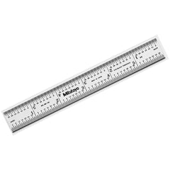 Mã 182-101　6 inch　Vạch chia 1/8, 1/16,1/32, 1/64　Rộng - Cứng