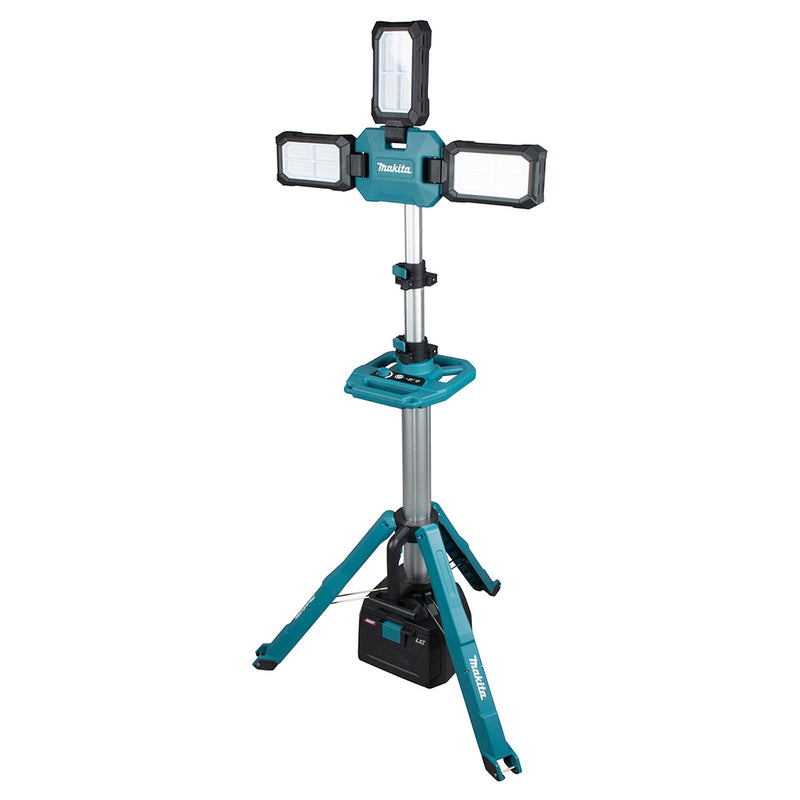 Đèn pha công trình Makita ML014G dùng Pin 40Vmax XGT/ 18V LXT, độ sáng 15,000lm