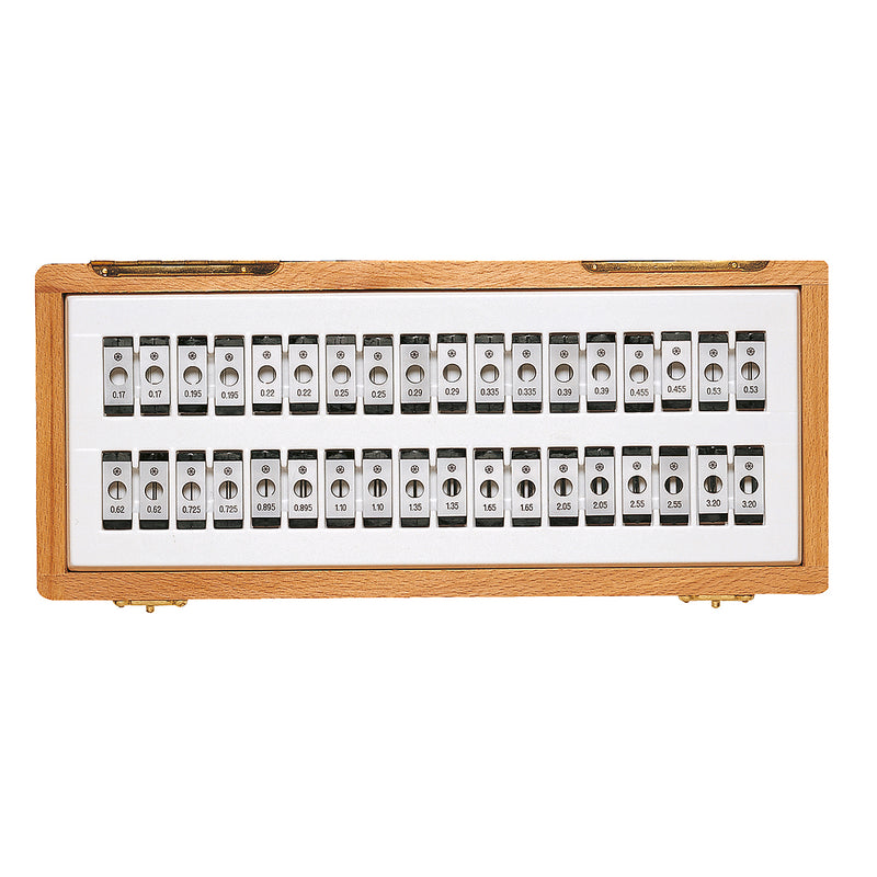 Bộ 18 cặp phụ kiện căn mẫu đo ren bằng phương pháp 3 dây Mitutoyo 313-101