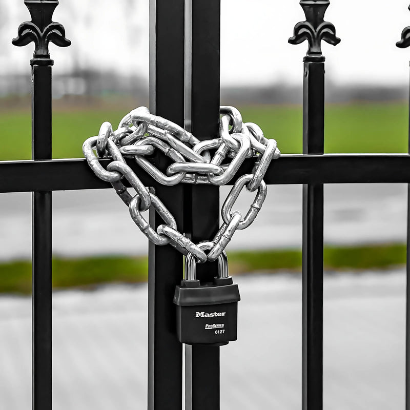 Ổ khóa treo Master Lock 6127WO cao cấp, thân khóa bằng thép được bọc nhựa vinyl 67mm