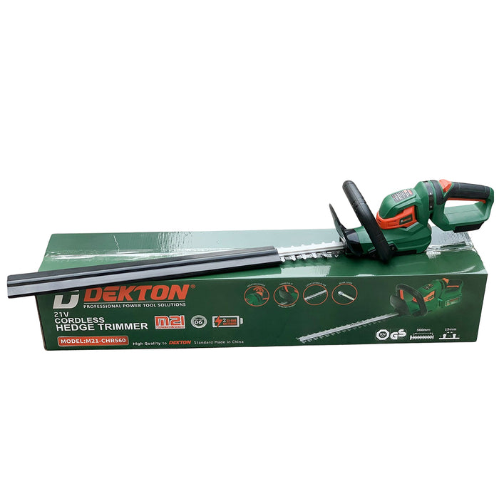 Máy cắt tỉa hàng rào Dekton M21-CHR560 dùng pin 21V, chiều dài lưỡi 560mm