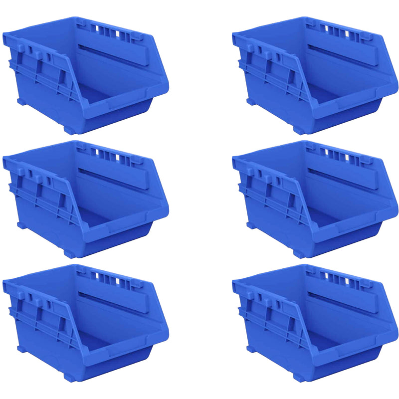 Bộ 6 hộp nhựa đựng linh kiện Wadfow WTB8336, kích thước 165mm x 100mm x 80mm, chất liệu thép PP