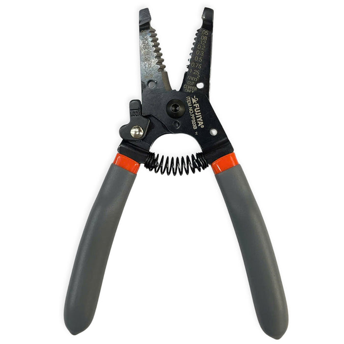 Kìm tuốt dây 165mm (6.5 inch) Fujiya PP323B-165, Type B. Có lò xo trợ lực. Xuất xứ Taiwan