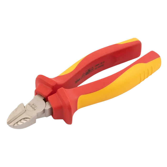 Kìm cắt cách điện 1000V VDE Kendo 11011, chiều dài 160mm (6 inch), vật liệu thép Cr-V