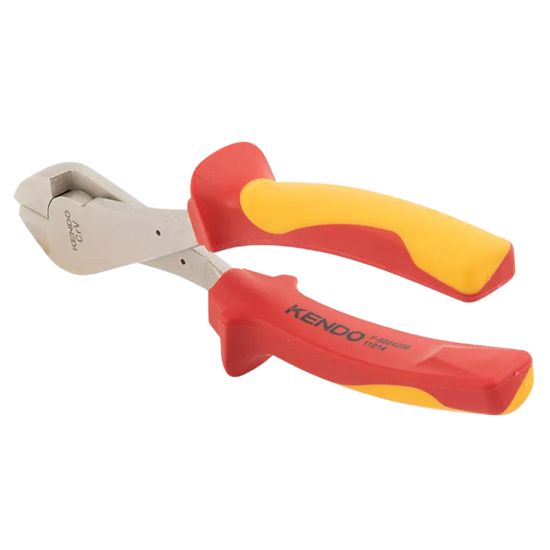 Kìm cắt cách điện hạng nặng 1000V VDE Kendo 11014, chiều dài 180mm (7 inch), vật liệu thép Cr-V