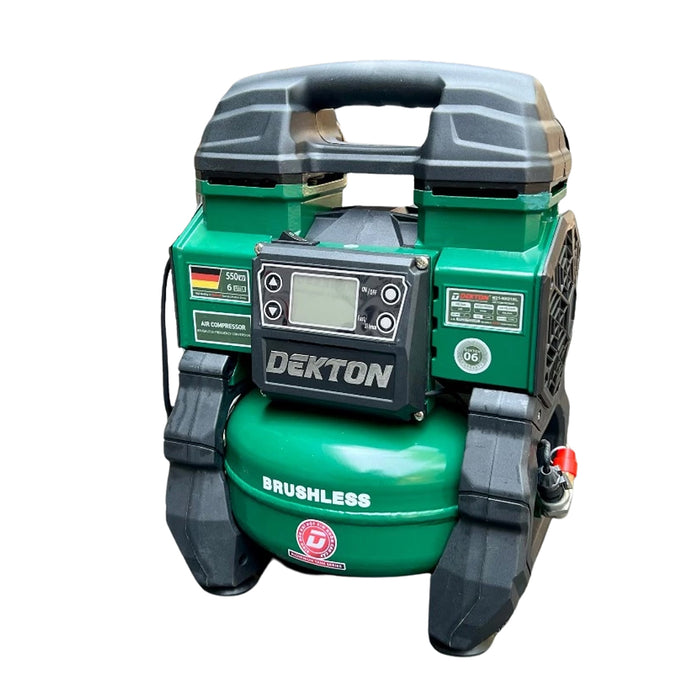 Máy nén khí Dekton M21-NK01BL dùng pin 21V, bình chứa 6 lít (Chỉ có thân máy)