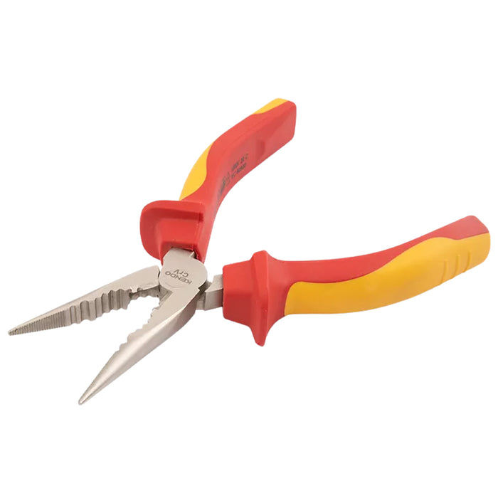 Kìm nhọn cách điện 1000V VDE Kendo, chiều dài từ 160mm - 200mm (6 inch - 8 inch), vật liệu thép Cr-V