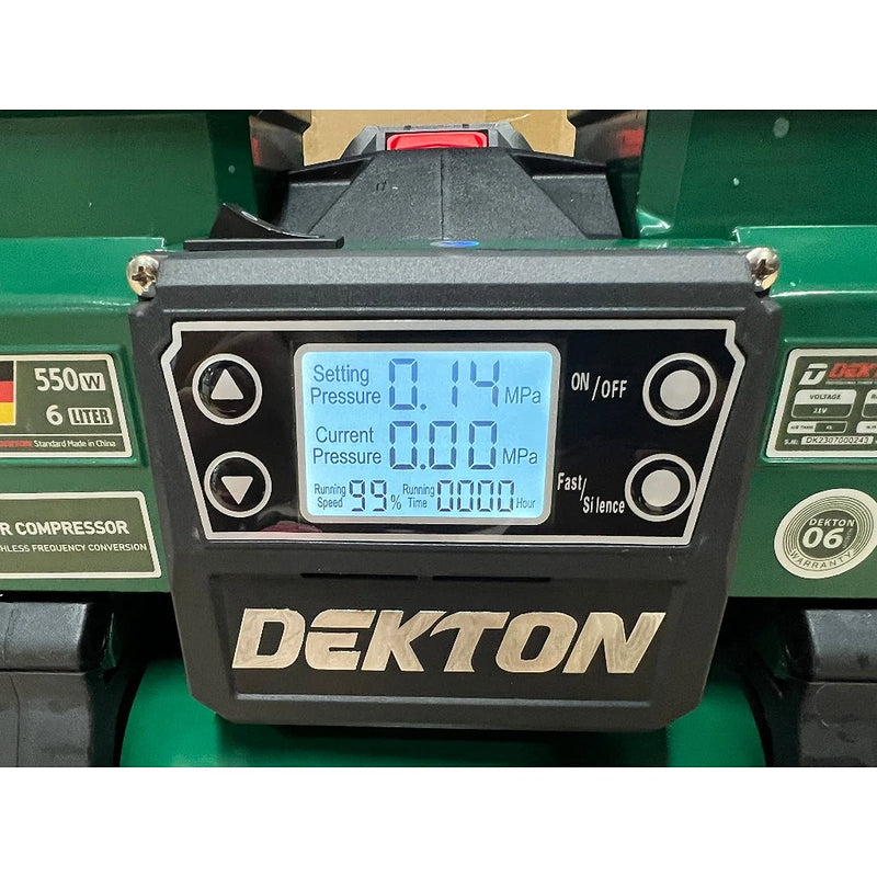 Máy nén khí Dekton M21-NK01BL dùng pin 21V, bình chứa 6 lít (Chỉ có thân máy)