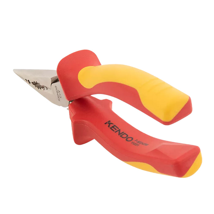 Kìm nhọn cách điện 1000V VDE Kendo, chiều dài từ 160mm - 200mm (6 inch - 8 inch), vật liệu thép Cr-V