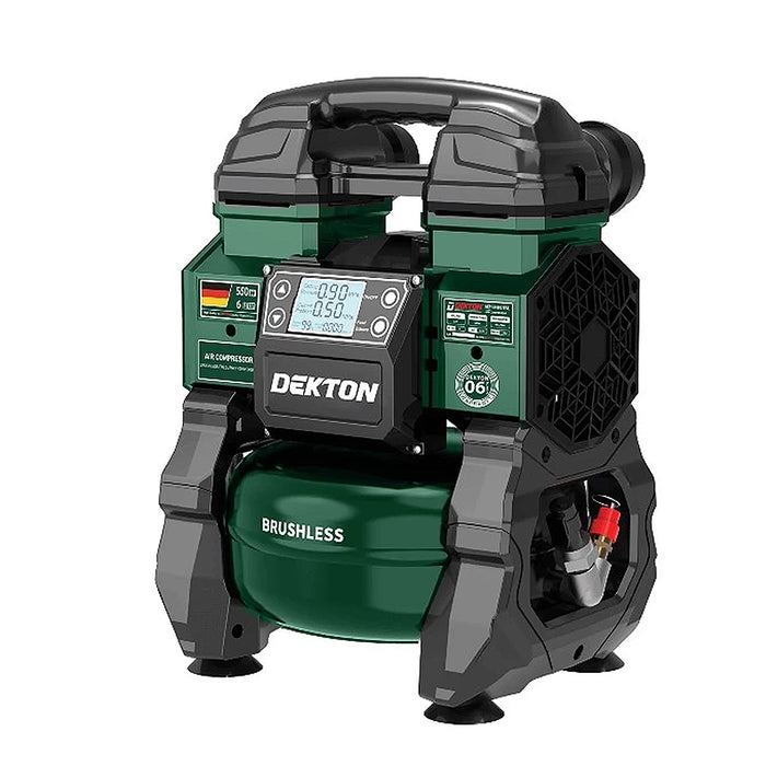 Máy nén khí Dekton M21-NK01BL dùng pin 21V, bình chứa 6 lít (Chỉ có thân máy)