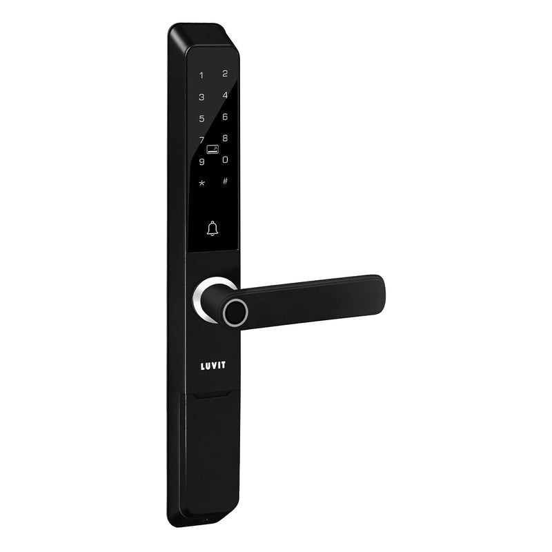 Khóa điện tử Việt Tiệp LUVIT 28227 tích hợp mở Khóa vân tay, mã số, thẻ từ, chìa và ứng dụng điện thoại