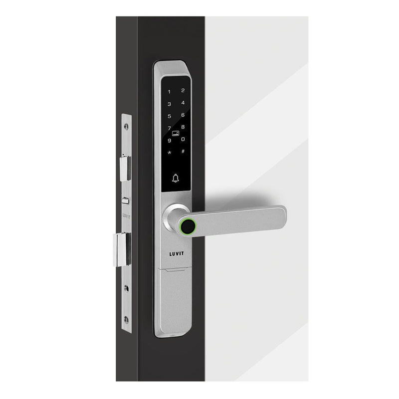 Khóa điện tử Việt Tiệp LUVIT 28221 tích hợp mở Khóa vân tay, mã số, thẻ từ, chìa và ứng dụng điện thoại