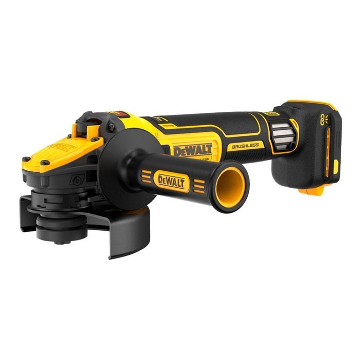 Máy mài góc Dewalt DCG409, dùng Pin FLEXVOLT 20V/60VMax, đường kính lưỡi 100mm, công tắc trượt