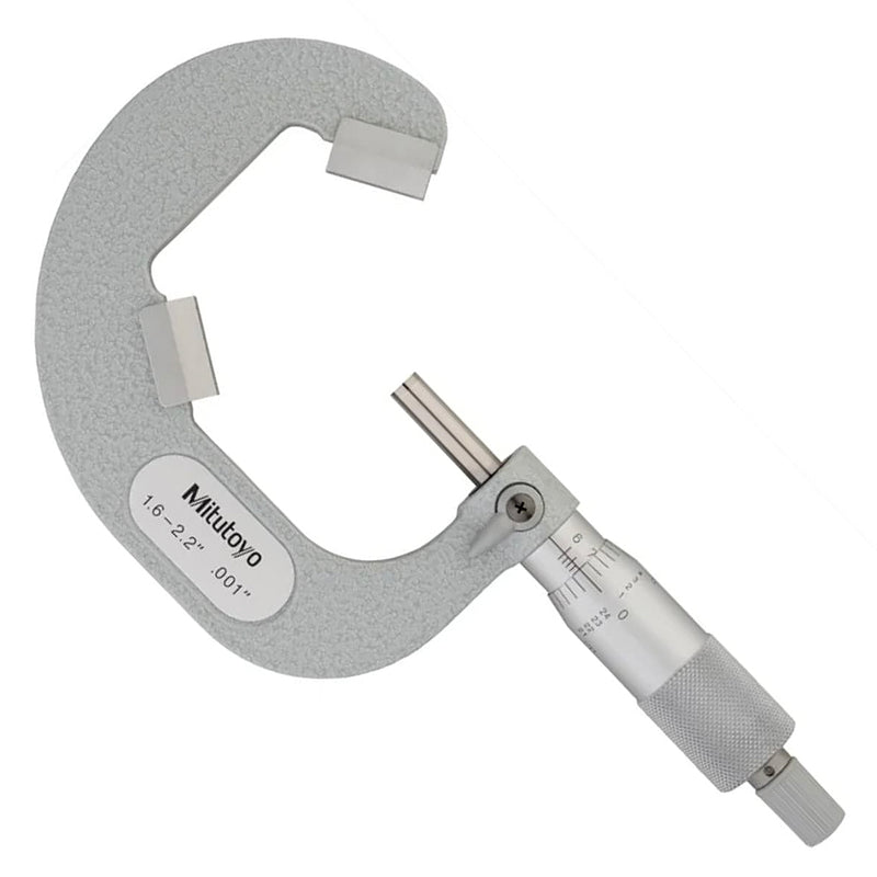 Panme Mitutoyo Series 114 - V Anvil Micrometers, đầu đo chữ V | Đo đường kính ngoài lưỡi cắt 3 cạnh (3 Flute cutting)
