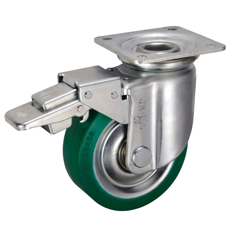 Bánh xe đẩy tải nặng Ukai JMB-Type có xoay, có khóa bánh, đường kính từ 100mm - 200mm