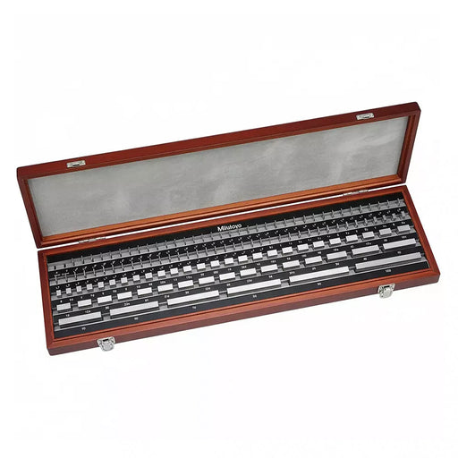 Bộ căn mẫu Mitutoyo 122 chi tiết (1.0005 mm - 75 mm) - Chuẩn đo chính xác, bền bỉ cho mọi ứng dụng