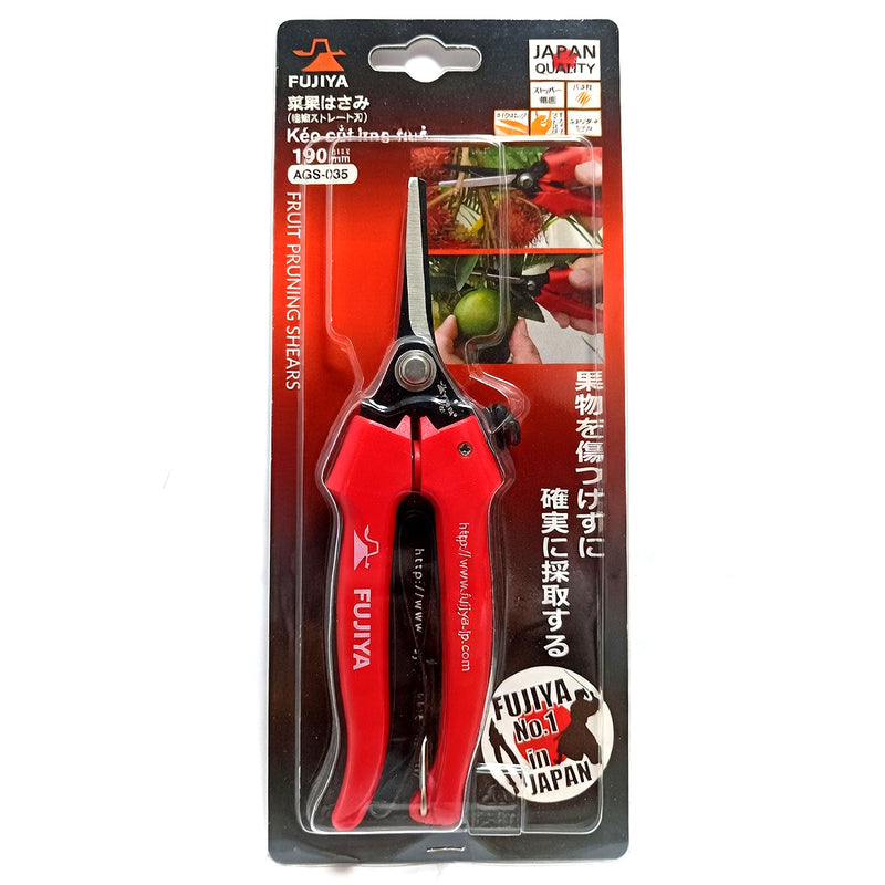 Kéo cắt cành lưỡi Inox Fujiya AGS-035 chiều dài 190mm
